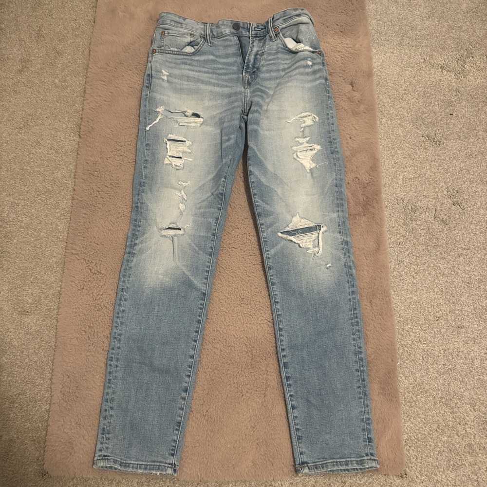 American Eagle Outfitters Light Blue Straight Jeans